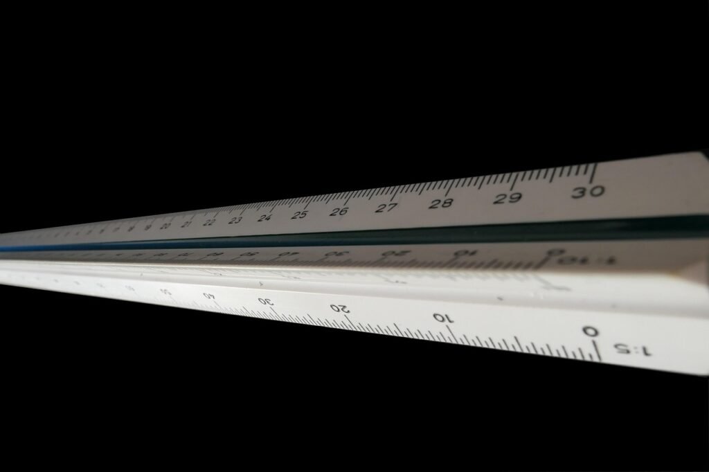 A ruler representing a measure of SEO success.
